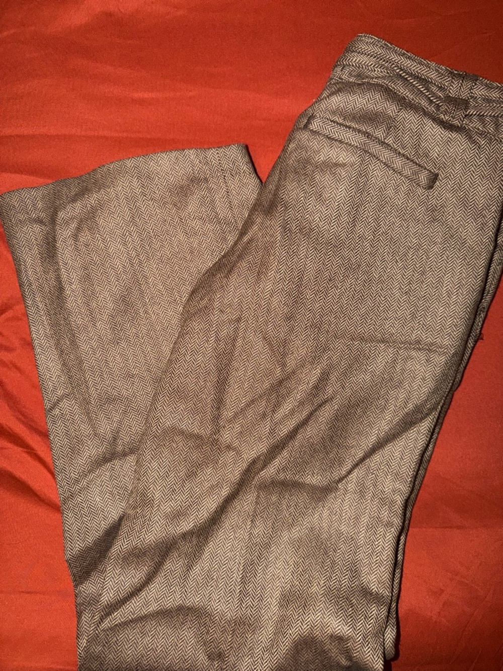 Old Navy Brown Herringbone Drawstring Pants